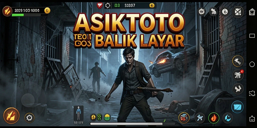 Screenshot gameplay ASIKTOTO dengan suasana mencekam.