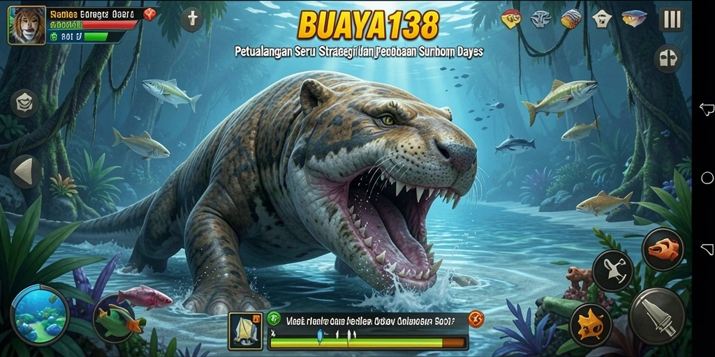Screenshot gameplay <strong>BUAYA138</strong> menunjukkan aksi strategi yang mendebarkan.