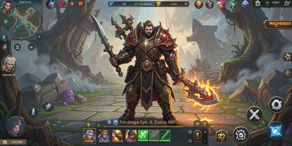 Gameplay MAGNUM188 dengan aksi petualangan epik.