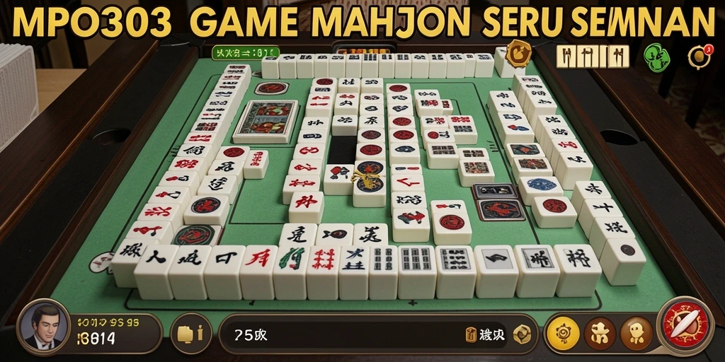Tampilan gameplay menarik dari MPO303 dengan tantangan Mahjong.