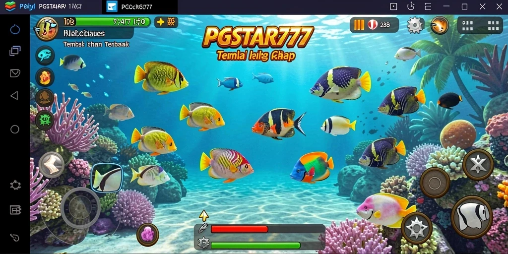 Screenshot gameplay PGSTAR777 yang menarik dan penuh aksi Tembak Ikan.