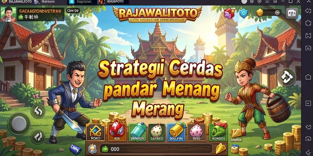 Tampilan gameplay menarik dari RAJAWALITOTO yang penuh strategi.
