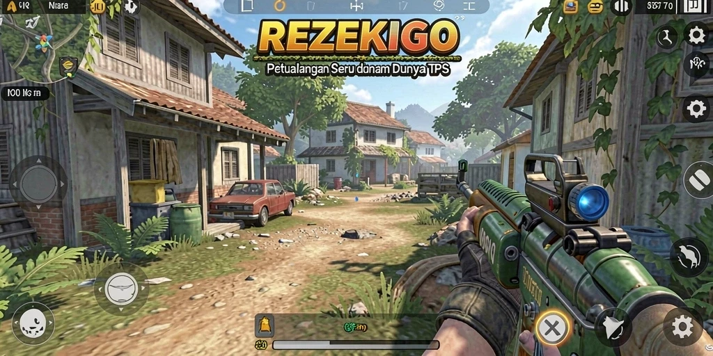 Tampilan gameplay seru di dalam REZEKIGO saat beraksi.