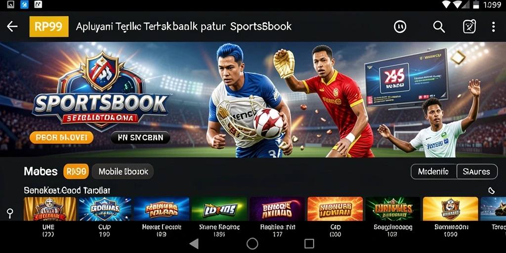 Tampilan menarik dari gameplay RP99 yang fokus pada taruhan olahraga.