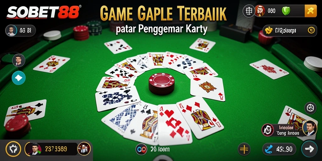 Gameplay seru Gaple di SOBET88 yang menarik dan interaktif.