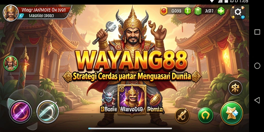 Tampilan gameplay strategis yang seru di WAYANG88.